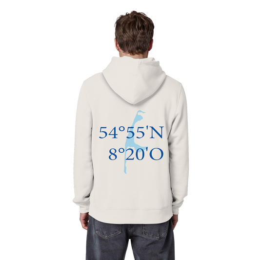 Deine Koordinaten_blau - Basic Hoodie