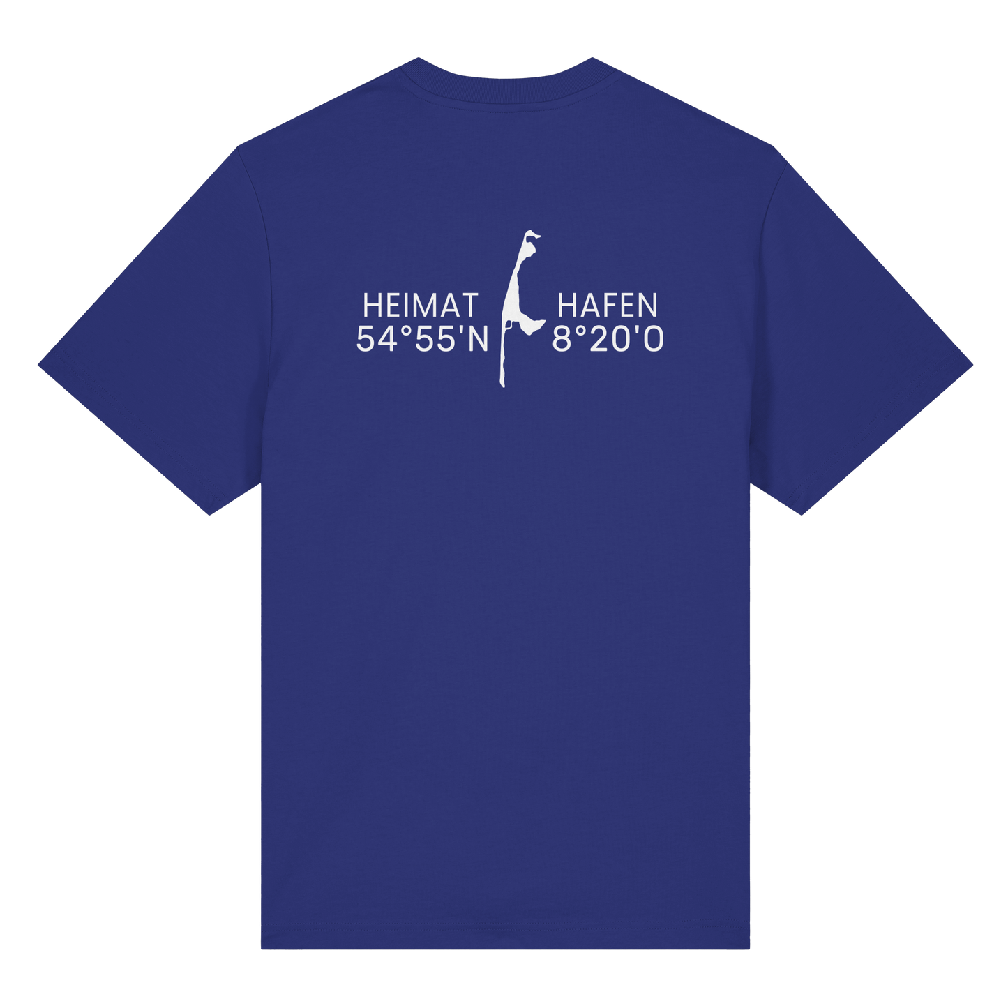 Heimathafen Sylt mit Standort (back) - Heavy T-Shirt