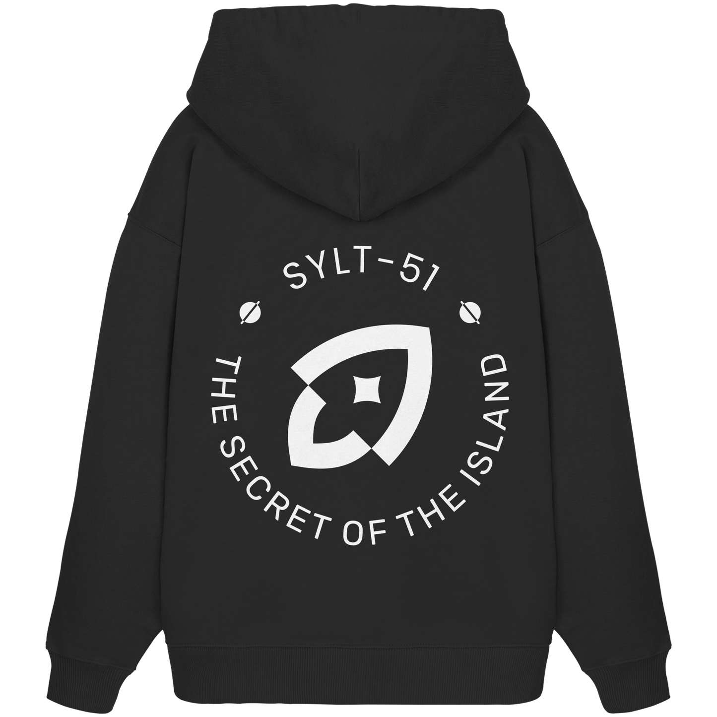 Oversize Hoodie Unicolor white