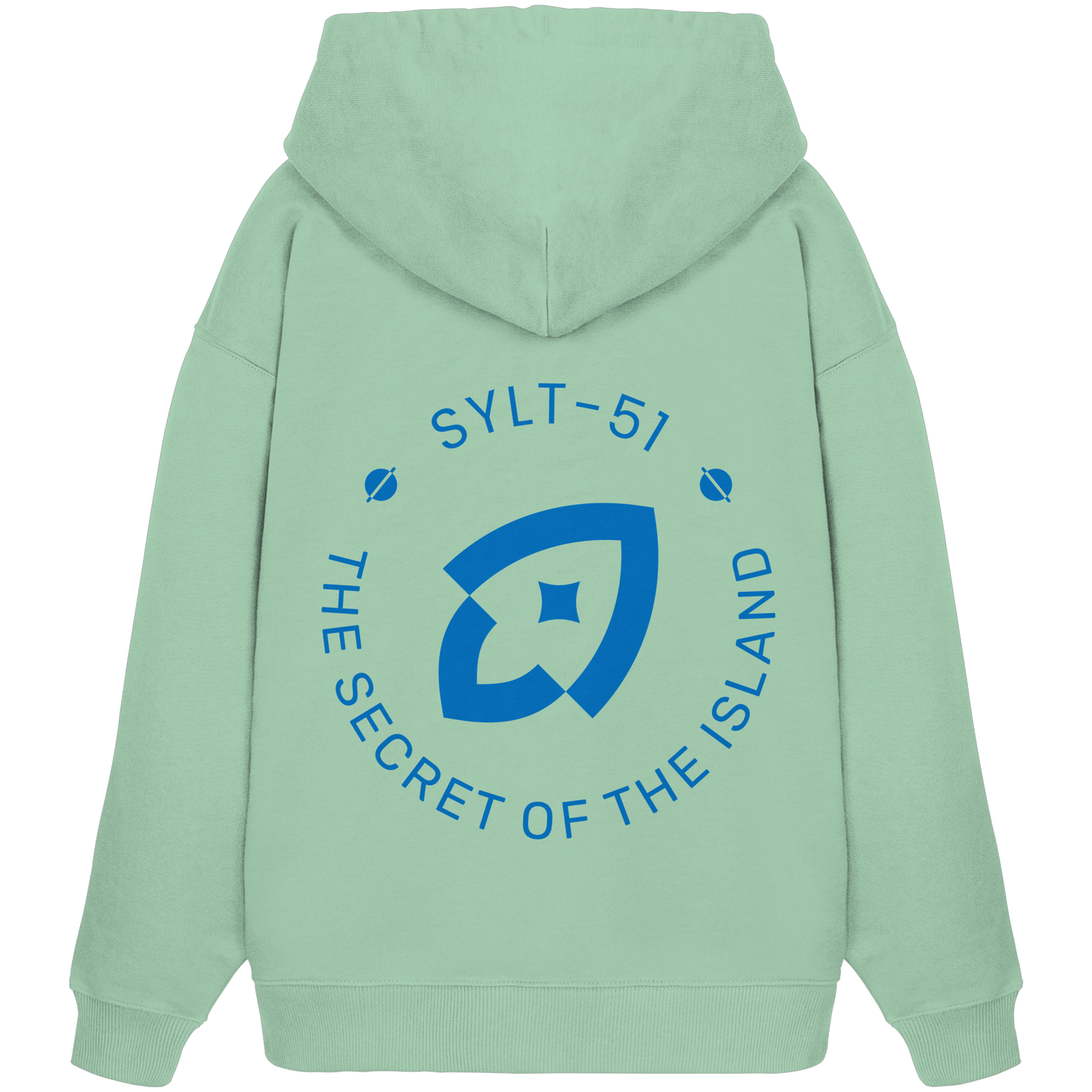 Oversize Hoodie blau (bis 3XL)