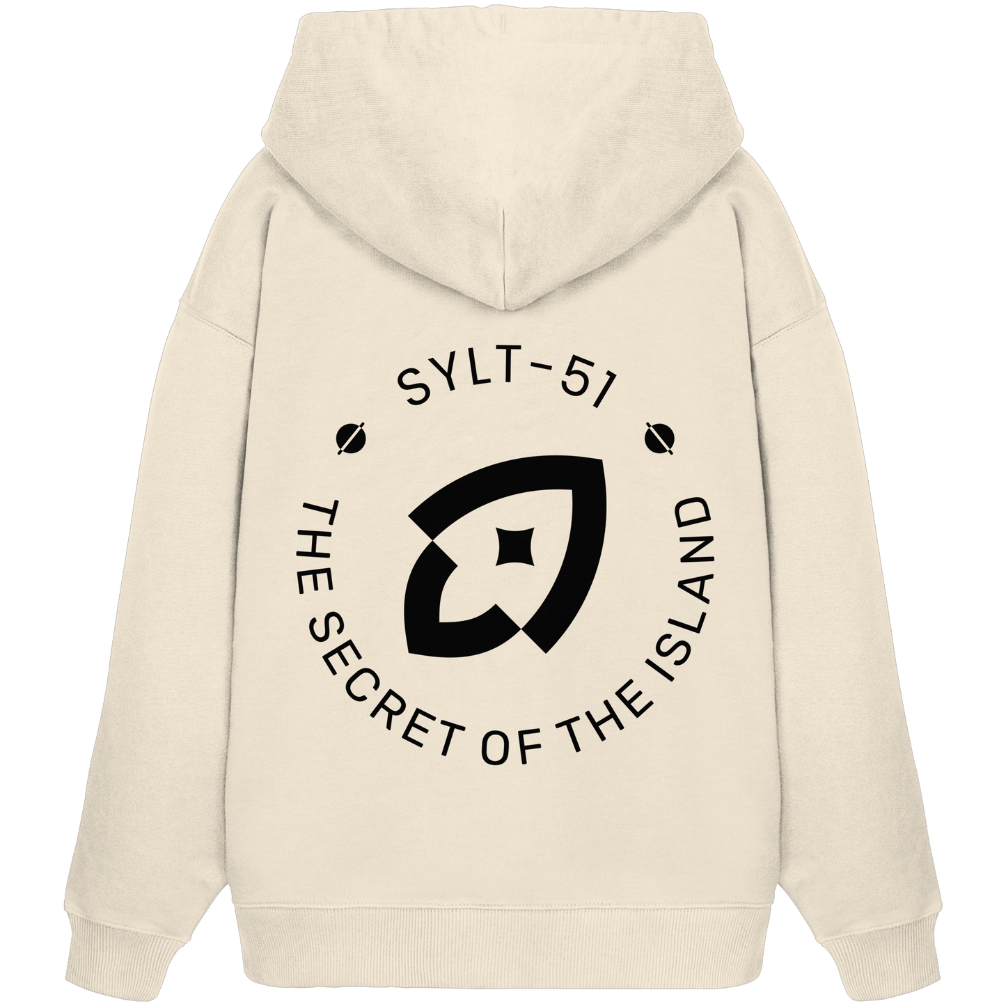 Oversize Hoodie Unicolor black