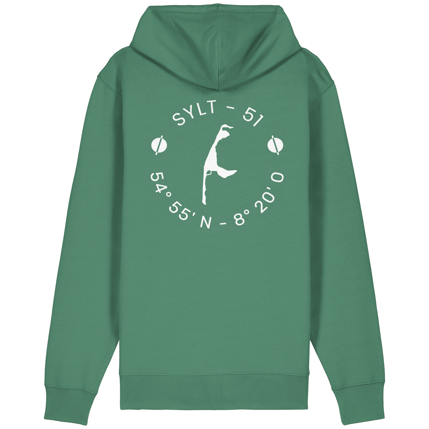 Sylter Heimathafen - Organic Relaxed Zipper (front & back)