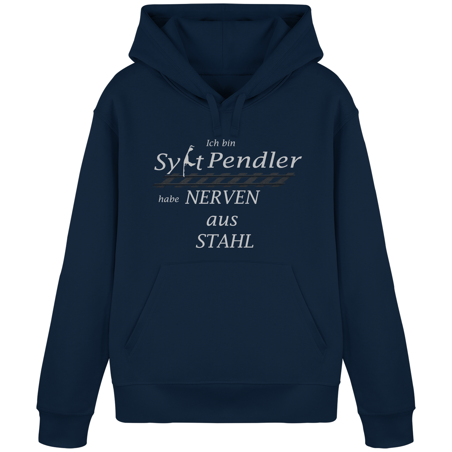 Der Sylt-Pendler ~ Basic Hoodie vorne