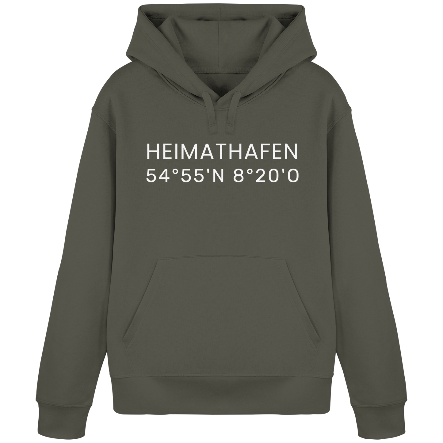 Heimat Sylt - deine Koordinate_Insel_only - Basic Hoodie