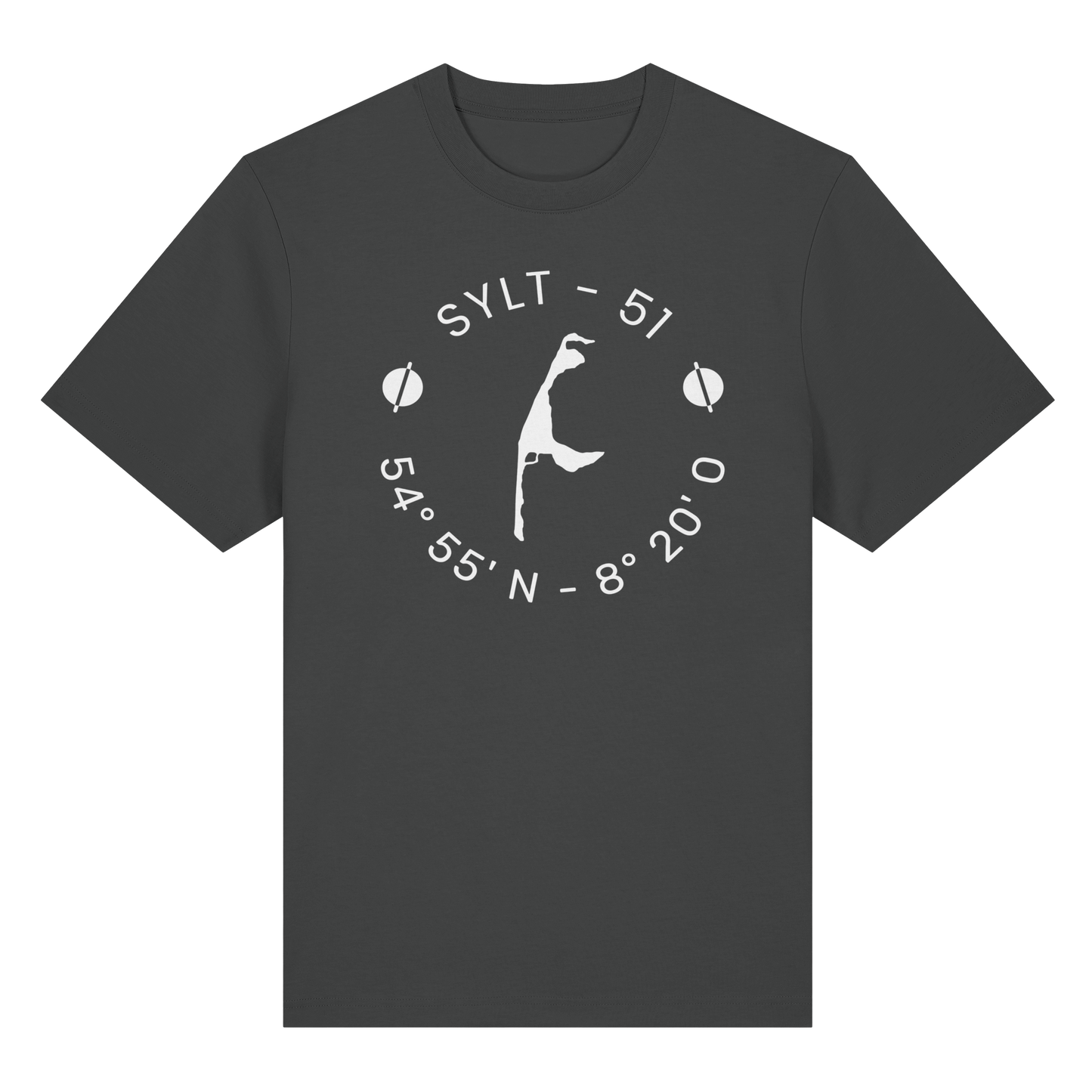 Sylter Heimathafen (rund-front) - Heavy T-Shirt