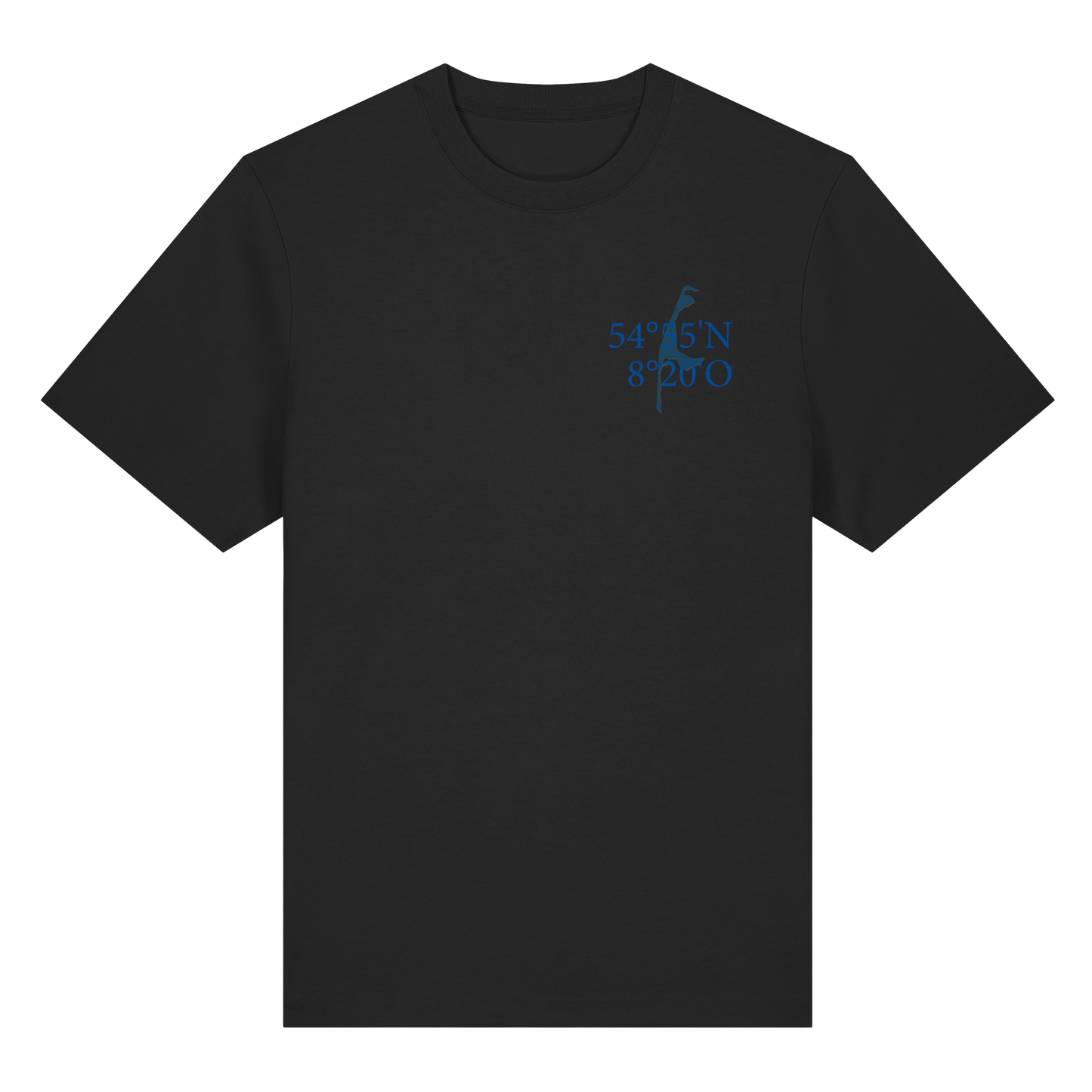Deine Koordinaten_blau - Heavy T-Shirt (Relaxed Fit bis 3XL)