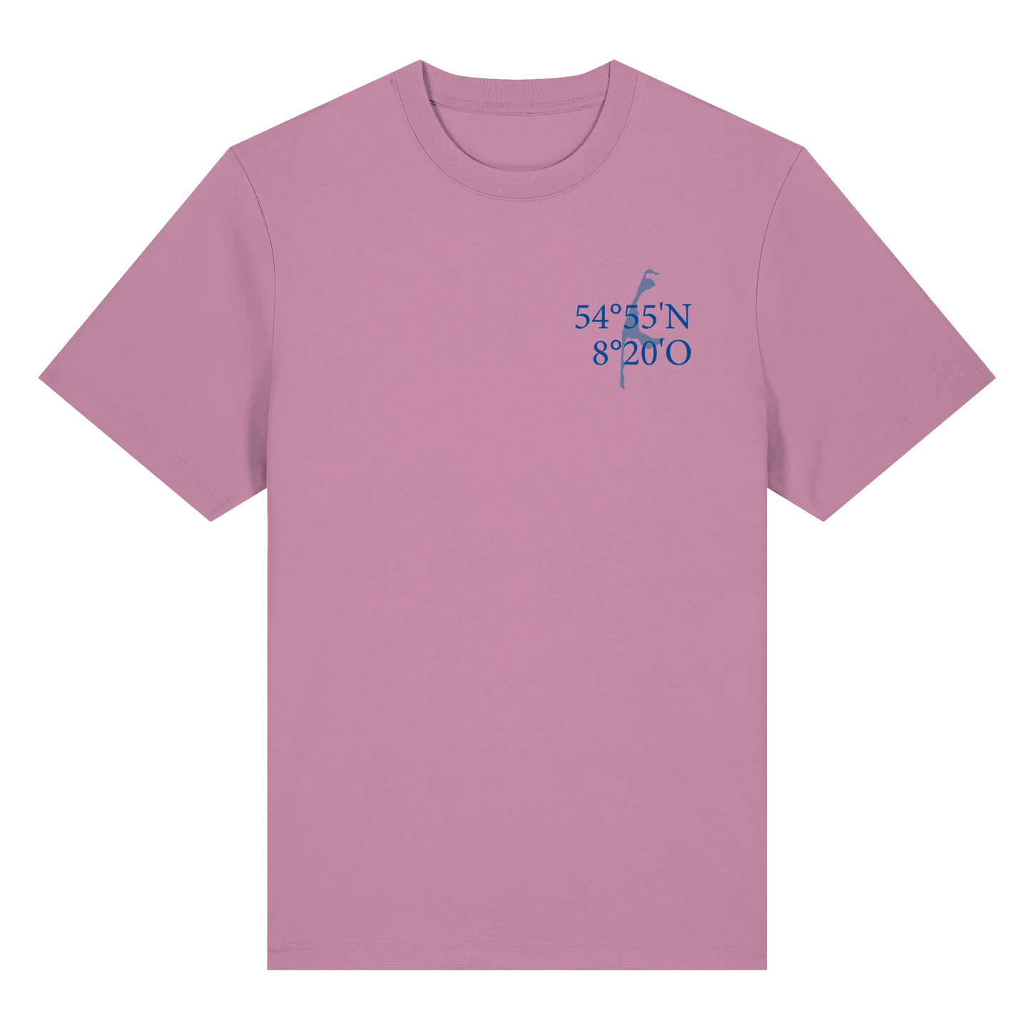 Deine Koordinaten_blau - Heavy T-Shirt (Relaxed Fit bis 3XL)