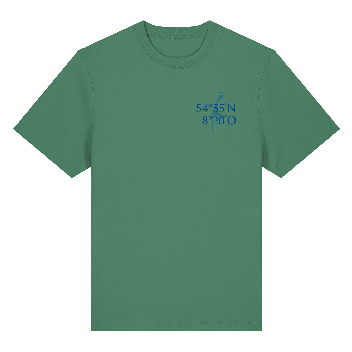 Deine Koordinaten_blau - Heavy T-Shirt (Relaxed Fit bis 3XL)