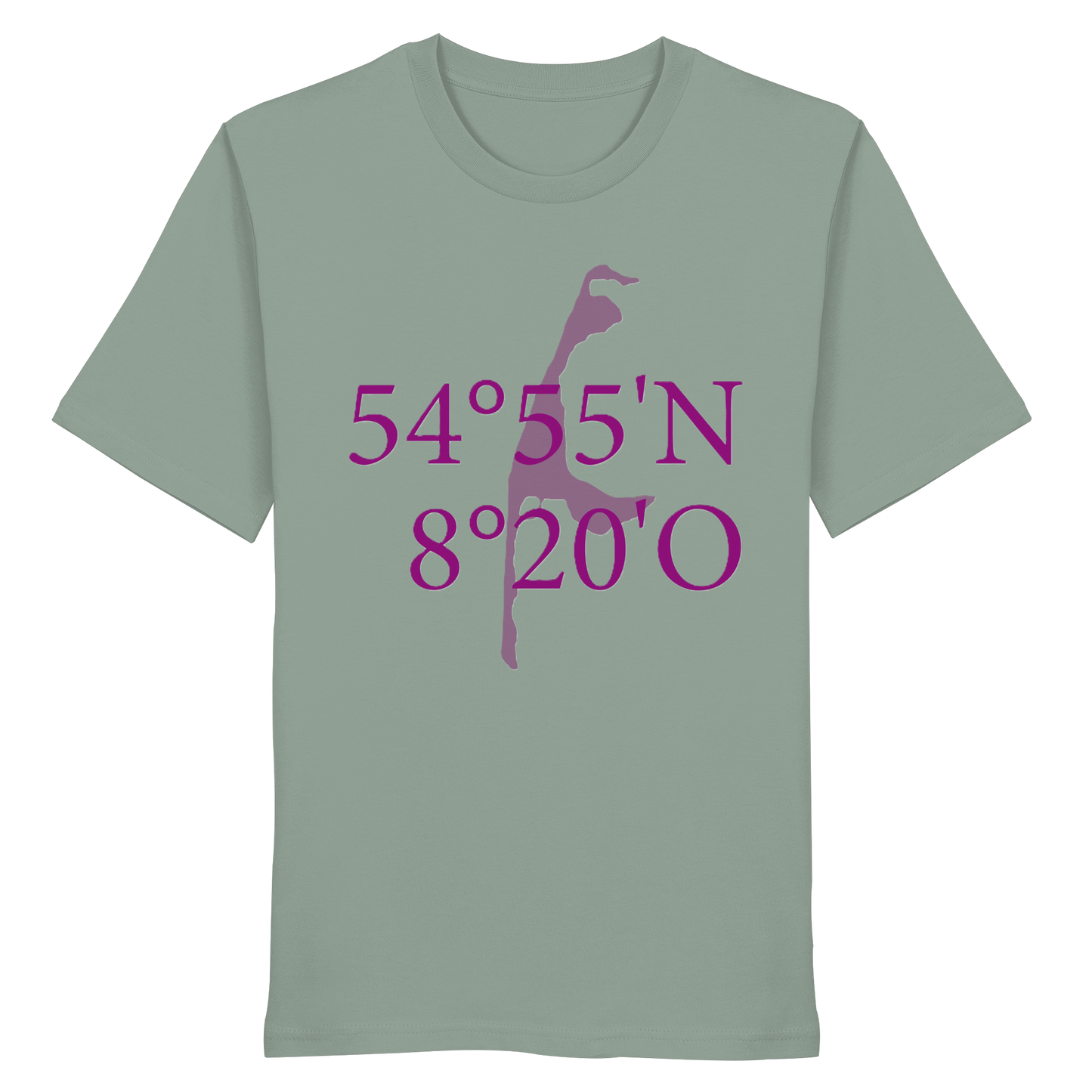 Deine Koordinaten - Basic Shirt