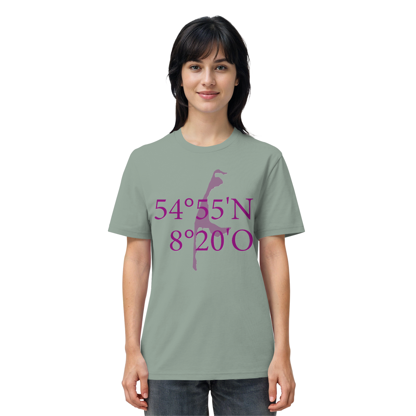Deine Koordinaten - Basic Shirt