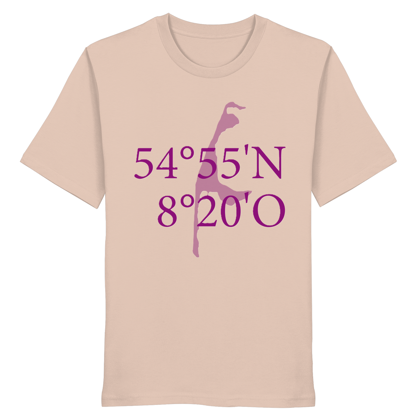Deine Koordinaten - Basic Shirt