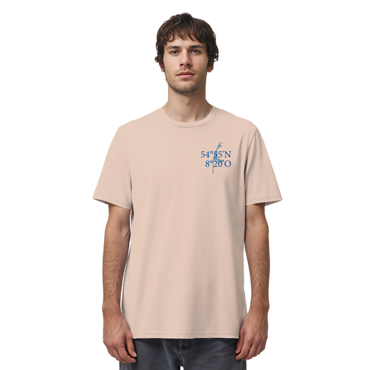 Deine Koordinaten_blau - Basic Shirt