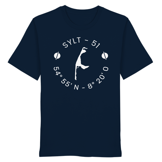 Sylter Heimathafen (rund-front) - Basic Shirt