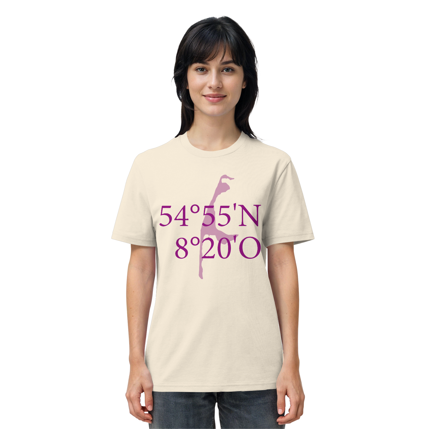 Deine Koordinaten - Basic Shirt
