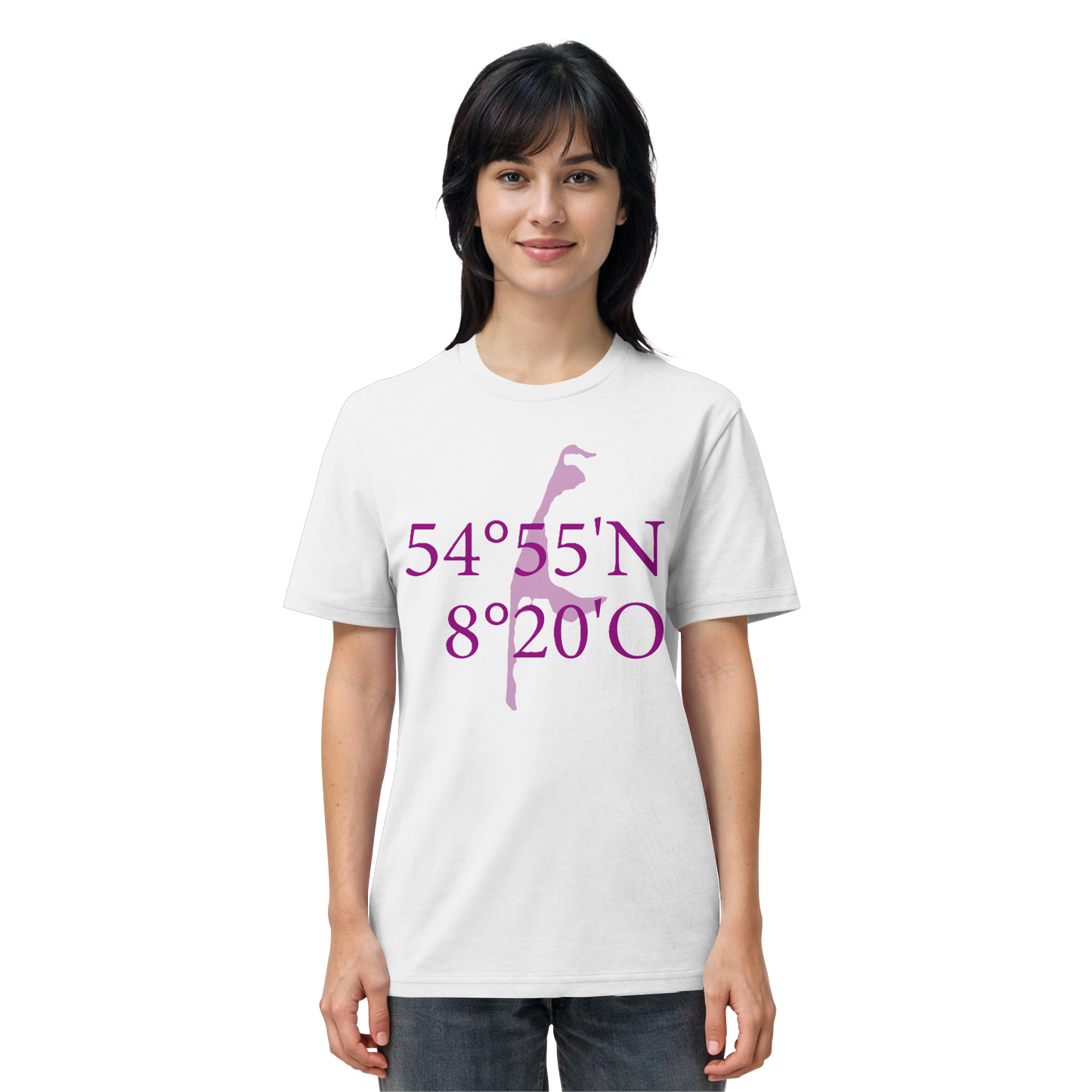 Deine Koordinaten - Basic Shirt