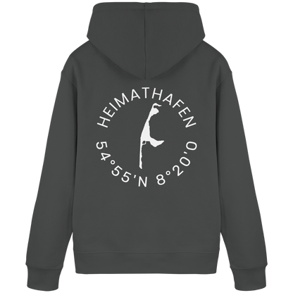 Heimathafen mit Koordinate - Basic Hoodie