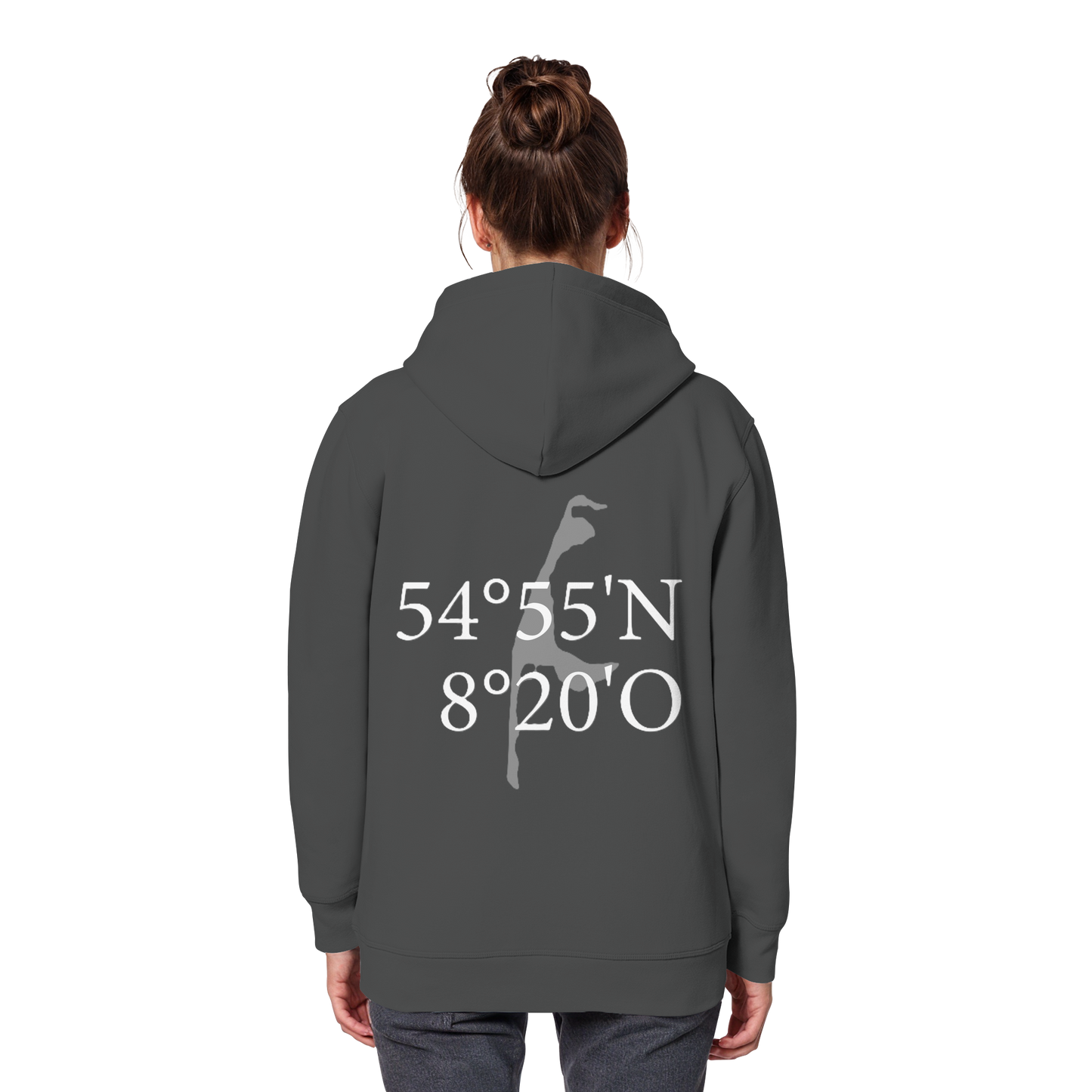 Deine Koordinate_Sonderedition_weiß - Basic Hoodie