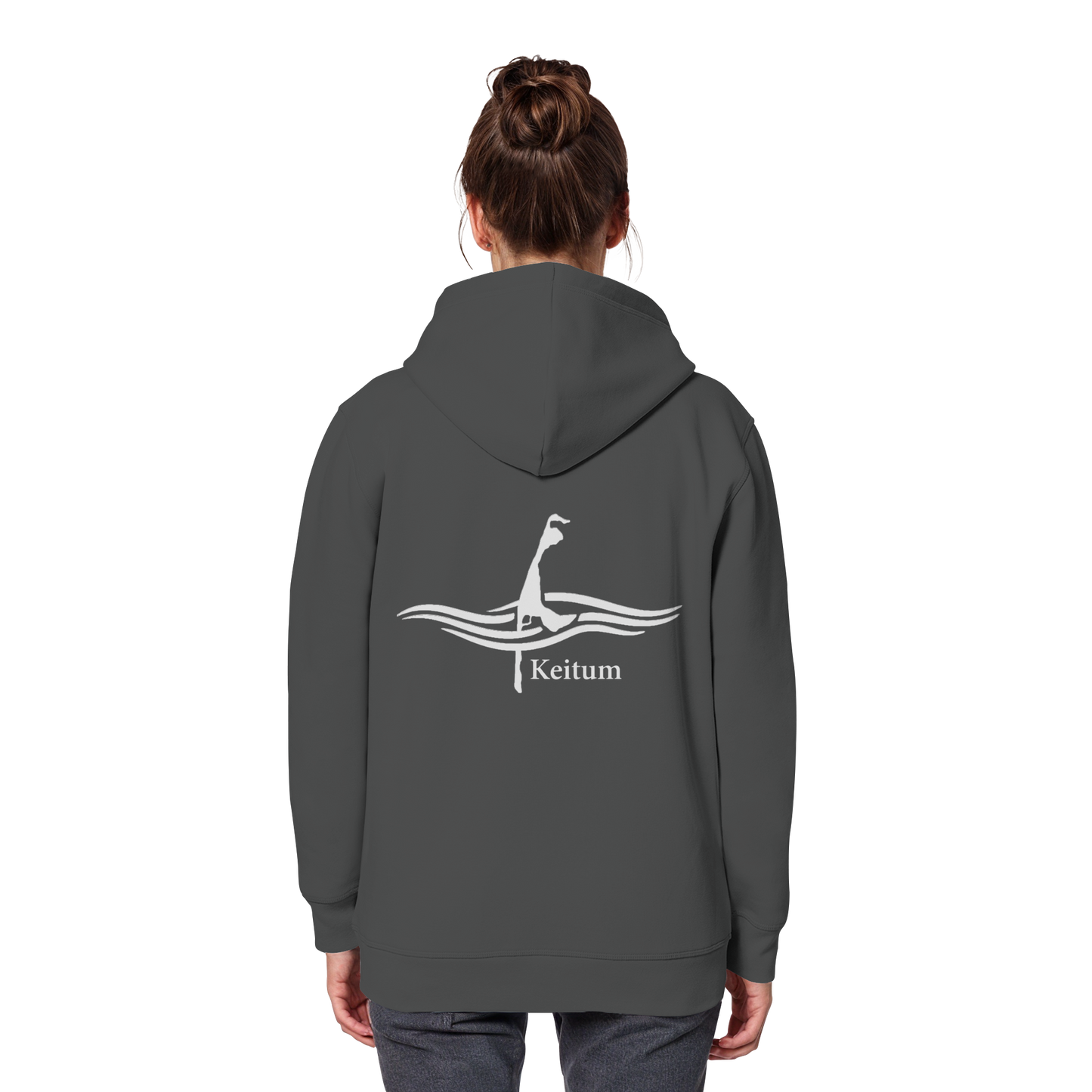 maritimes Sylt vom Meer umschlungen - Keitum Basic Hoodie (hell)