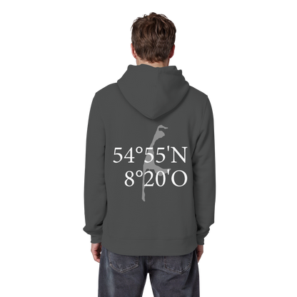 Deine Koordinate_Sonderedition_weiß - Basic Hoodie