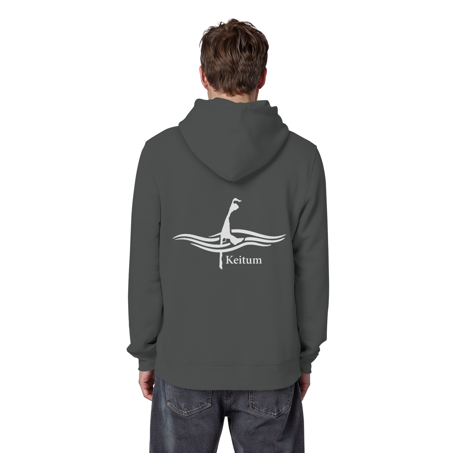 maritimes Sylt vom Meer umschlungen - Keitum Basic Hoodie (hell)