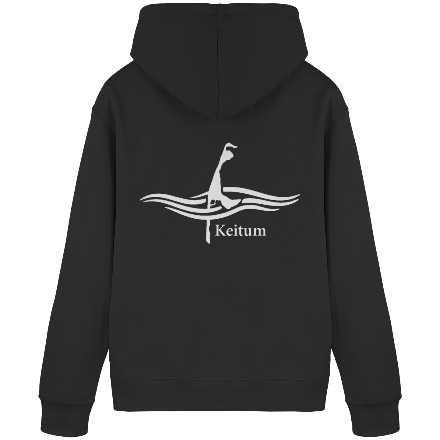 maritimes Sylt vom Meer umschlungen - Keitum Basic Hoodie (hell)