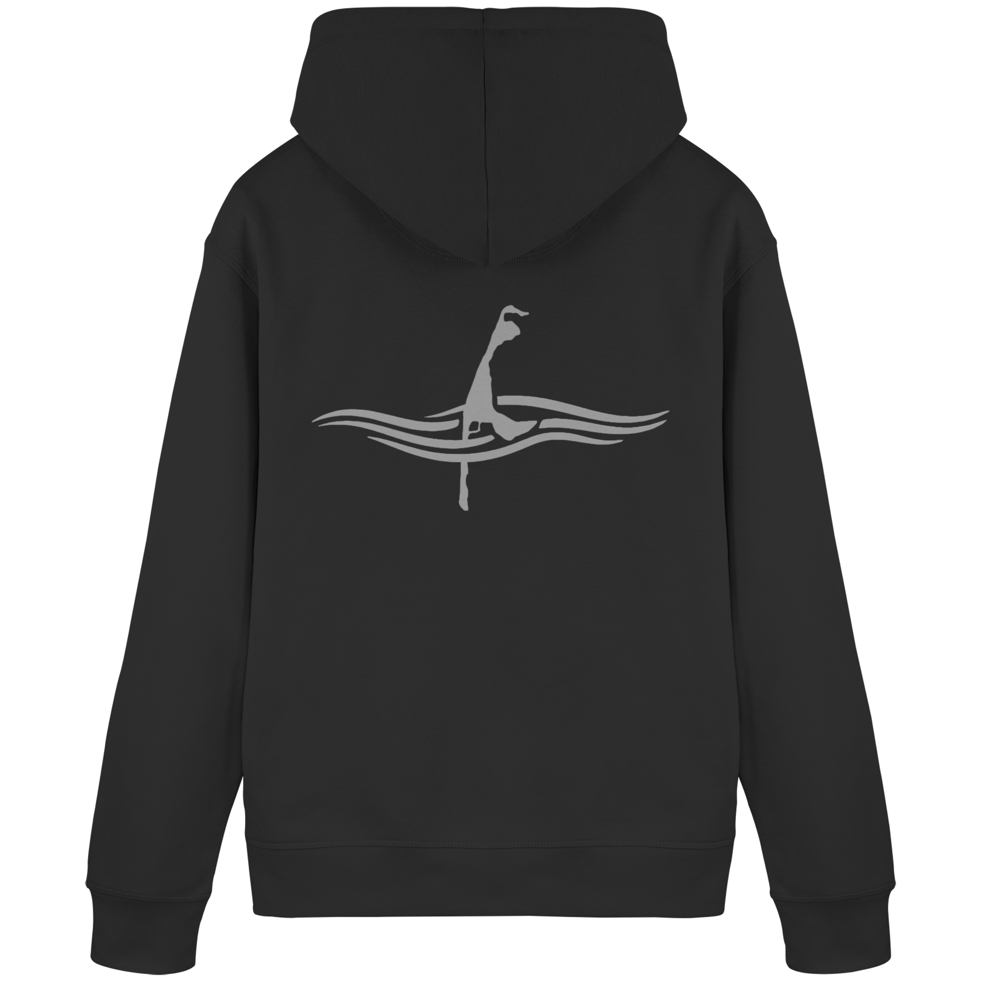 maritimes Sylt vom Meer umschlungen (Rücken) - Basic Hoodie