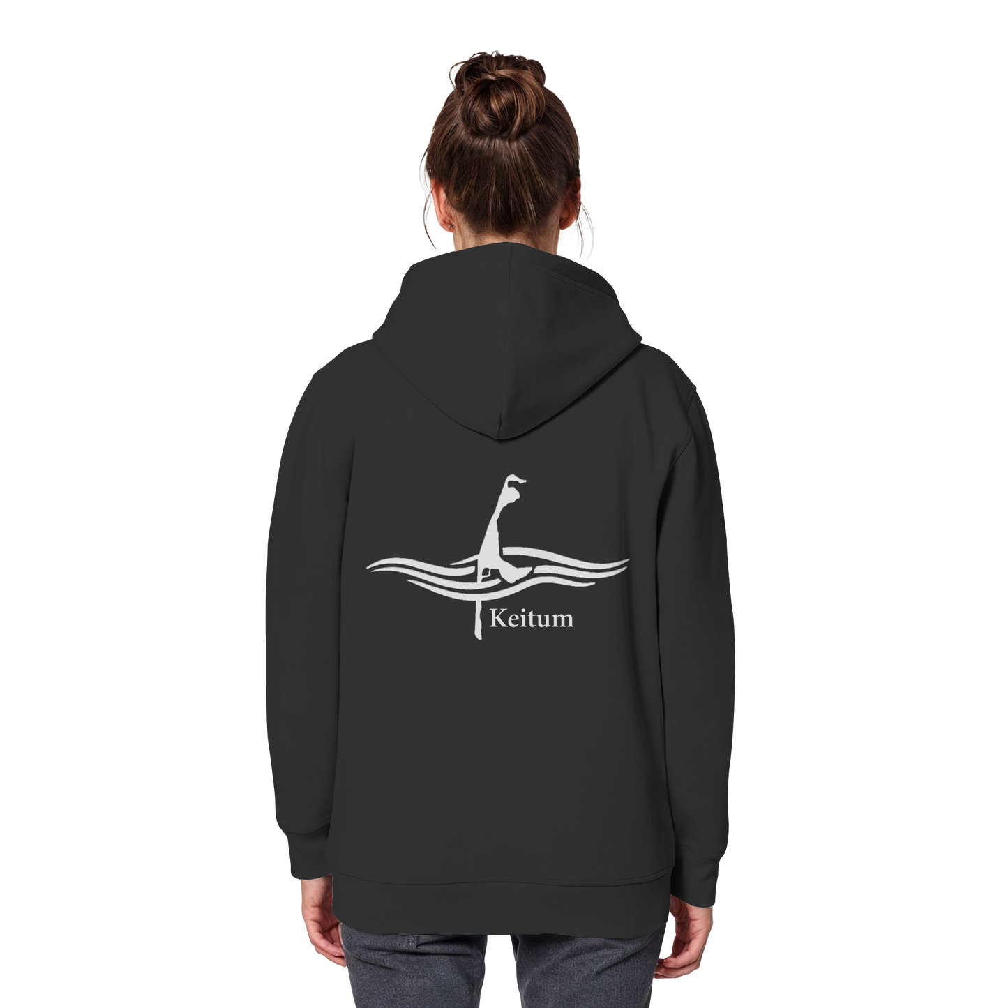 maritimes Sylt vom Meer umschlungen - Keitum Basic Hoodie (hell)
