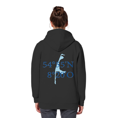 Deine Koordinaten_blau - Basic Hoodie