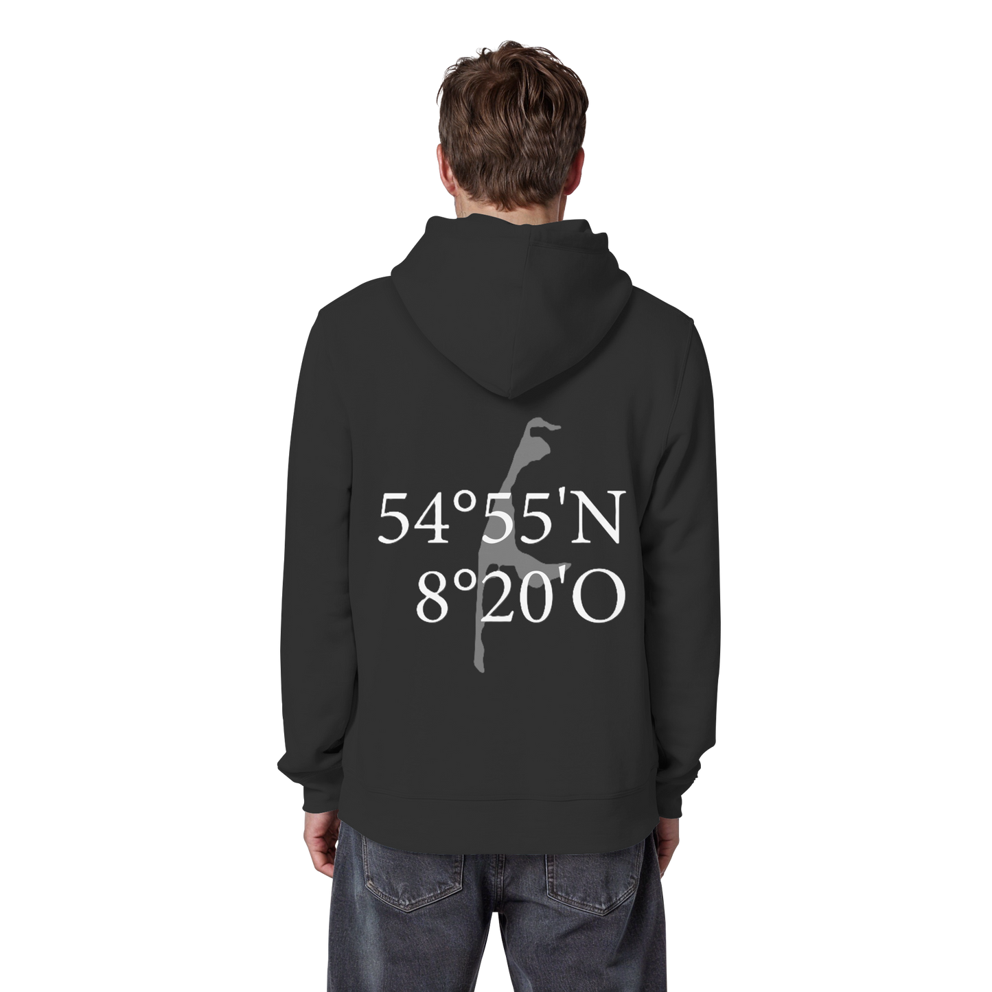 Deine Koordinate_Sonderedition_weiß - Basic Hoodie
