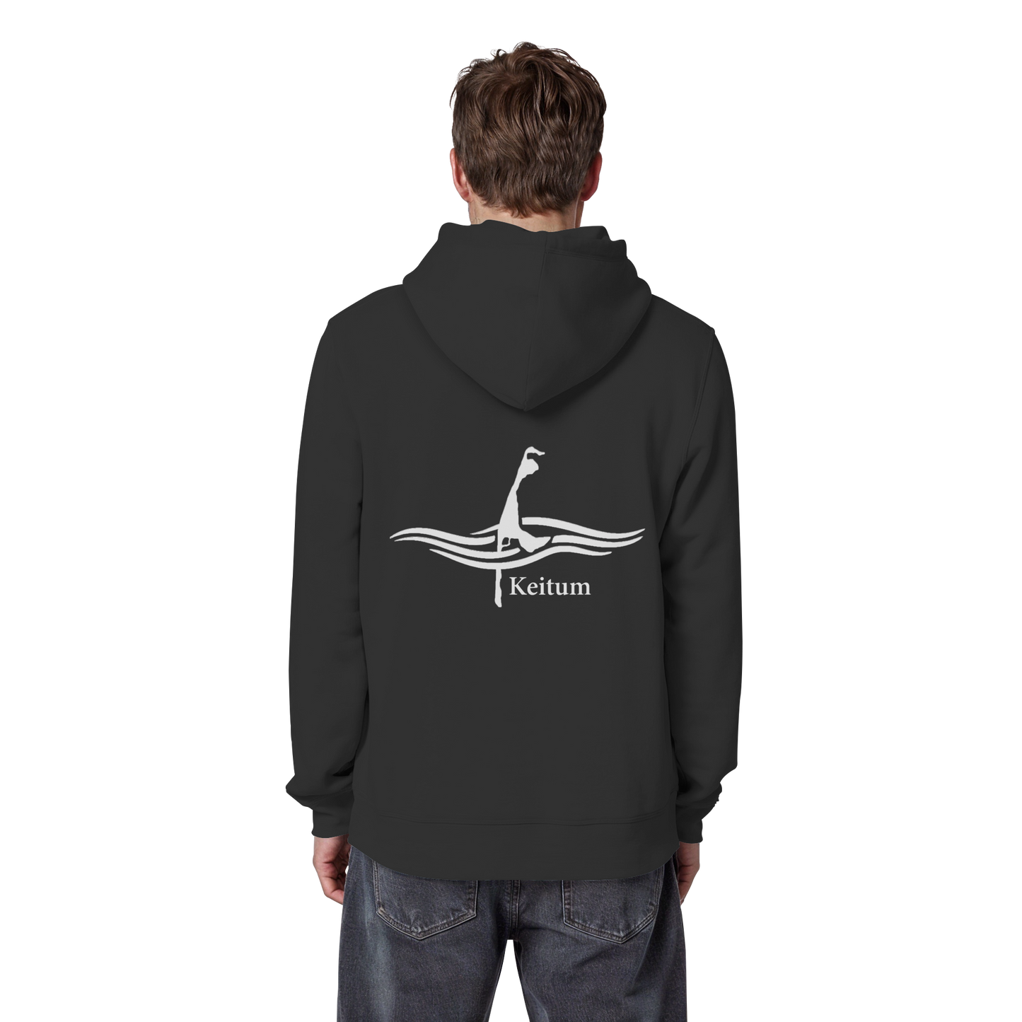 maritimes Sylt vom Meer umschlungen - Keitum Basic Hoodie (hell)