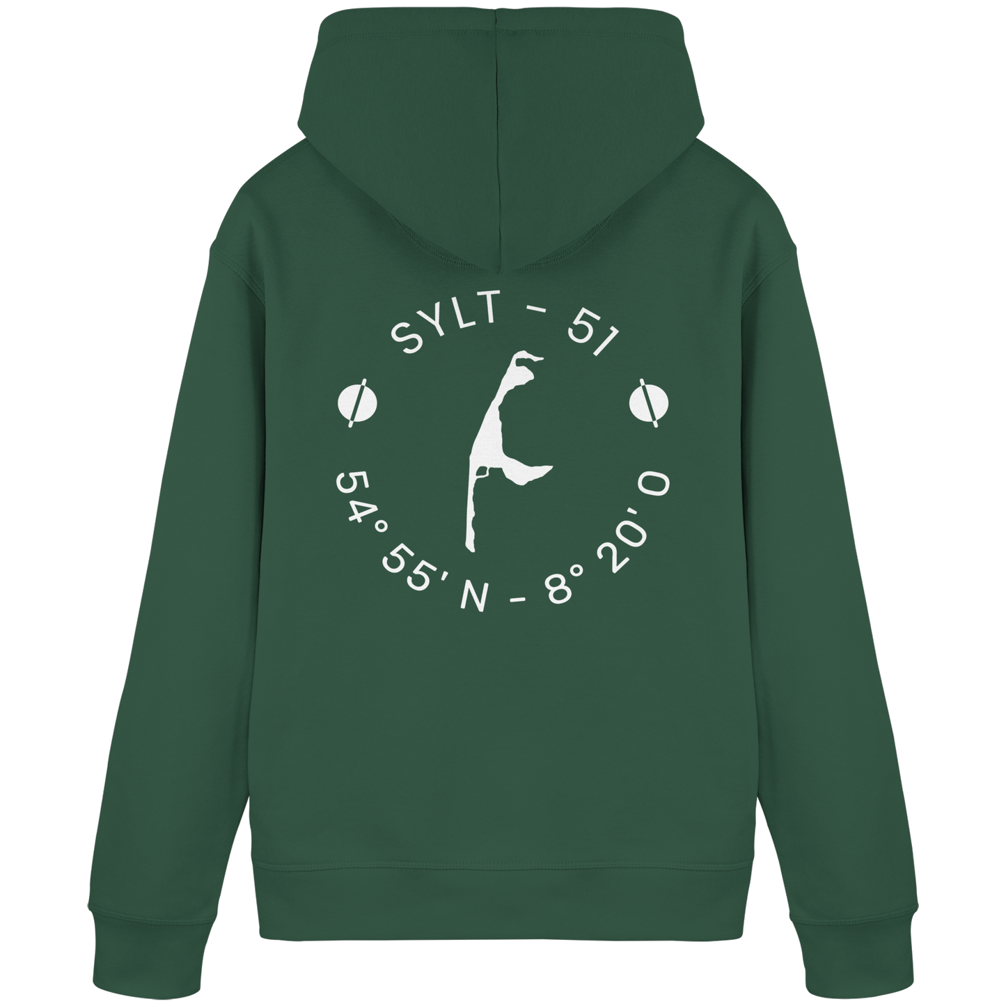 Sylter Heimathafen (rund-back) -  Basic Hoodie
