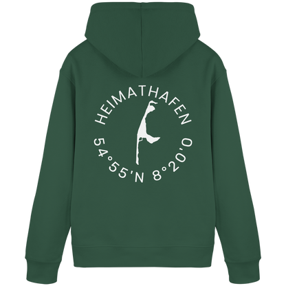 Heimathafen mit Koordinate - Basic Hoodie