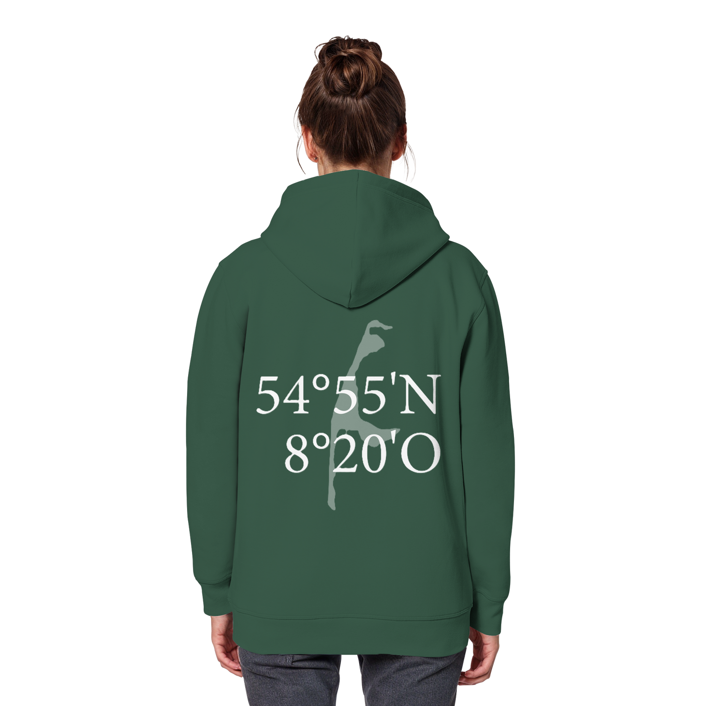 Deine Koordinate_Sonderedition_weiß - Basic Hoodie
