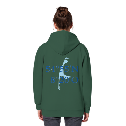 Deine Koordinaten_blau - Basic Hoodie