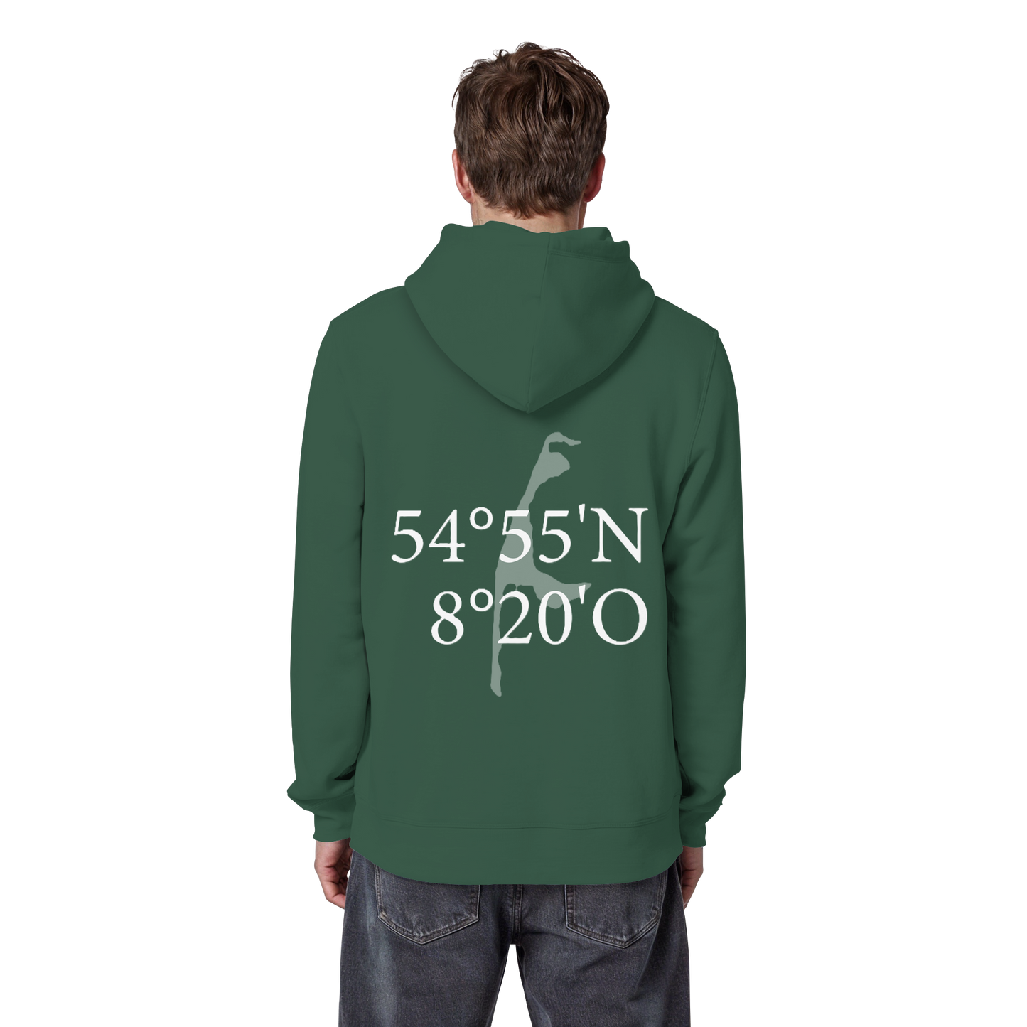 Deine Koordinate_Sonderedition_weiß - Basic Hoodie