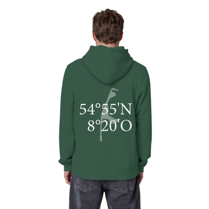 Deine Koordinate_Sonderedition_weiß - Basic Hoodie