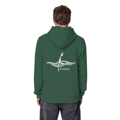 maritimes Sylt vom Meer umschlungen - Keitum Basic Hoodie (hell)