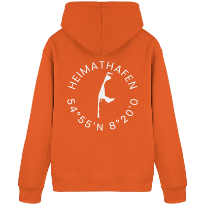 Heimathafen mit Koordinate - Basic Hoodie