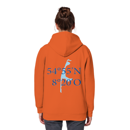 Deine Koordinaten_blau - Basic Hoodie