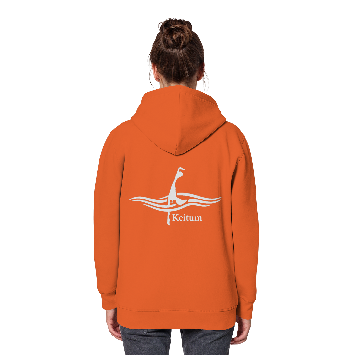 maritimes Sylt vom Meer umschlungen - Keitum Basic Hoodie (hell)