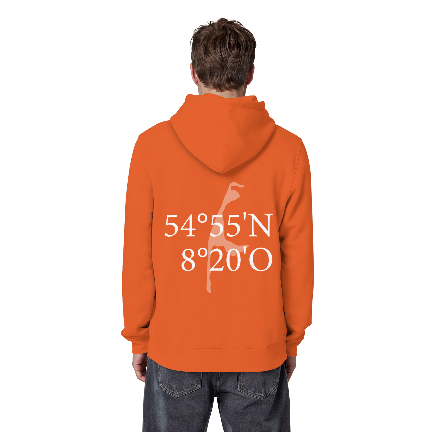 Deine Koordinate_Sonderedition_weiß - Basic Hoodie