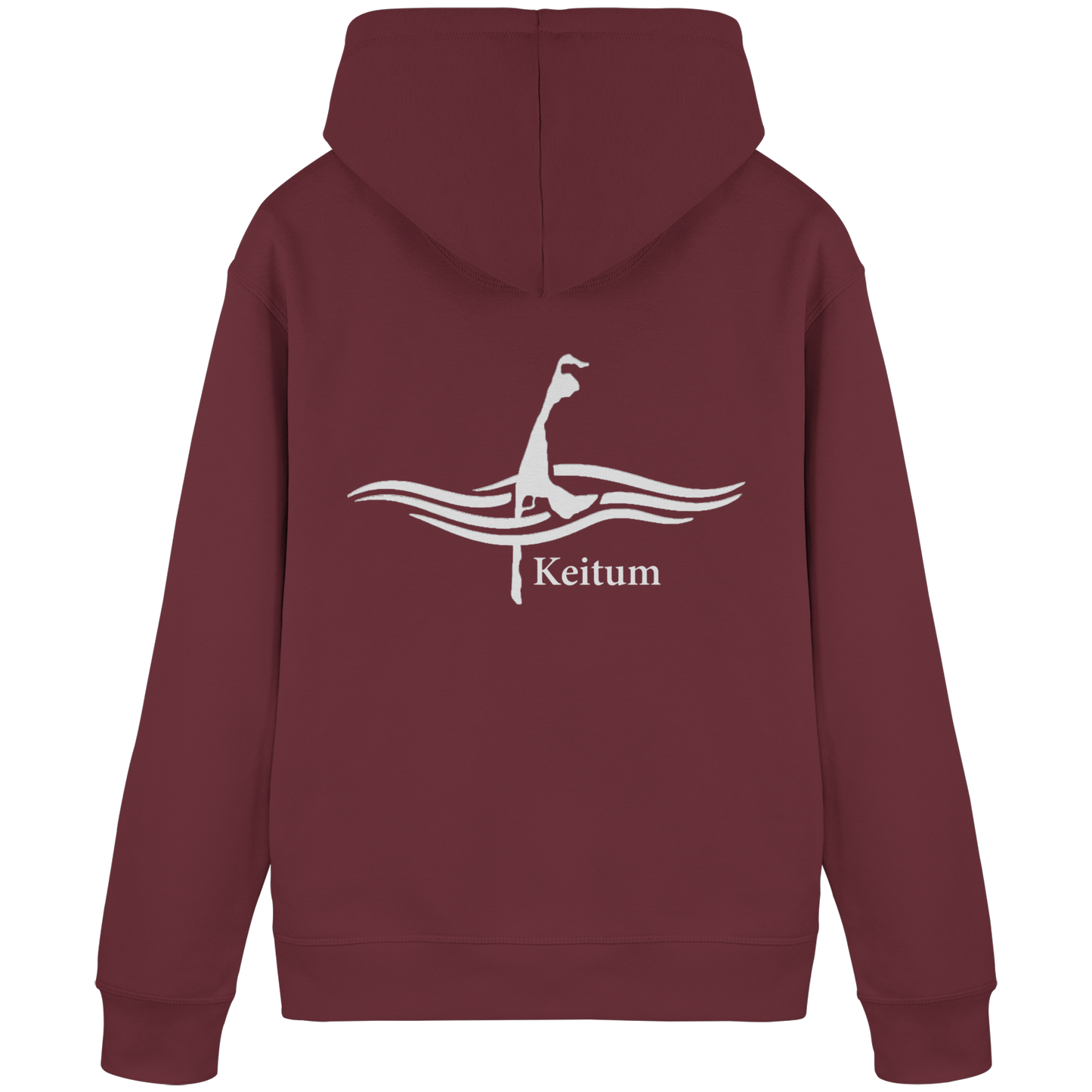 maritimes Sylt vom Meer umschlungen - Keitum Basic Hoodie (hell)