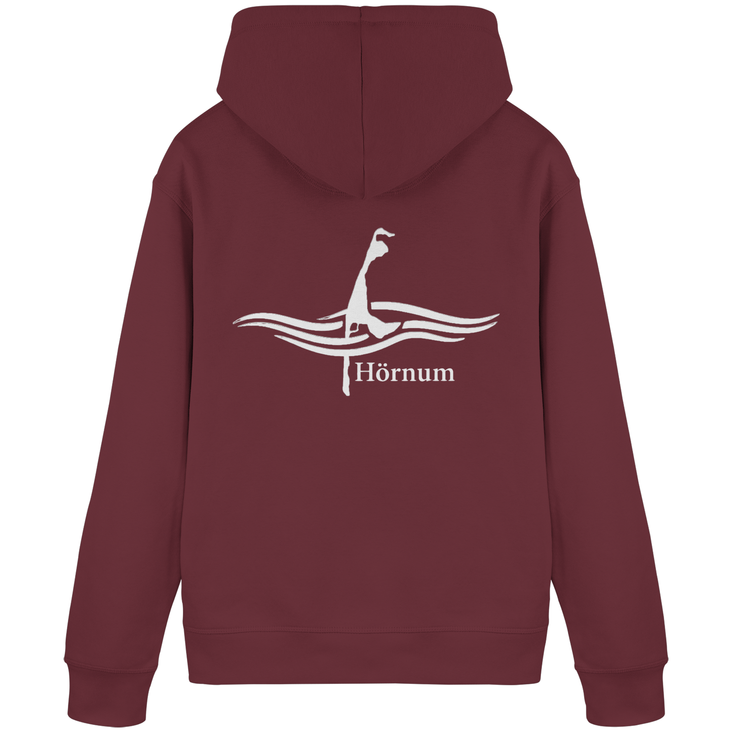 maritimes Sylt vom Meer umschlungen - Hörnum Basic Hoodie (hell)