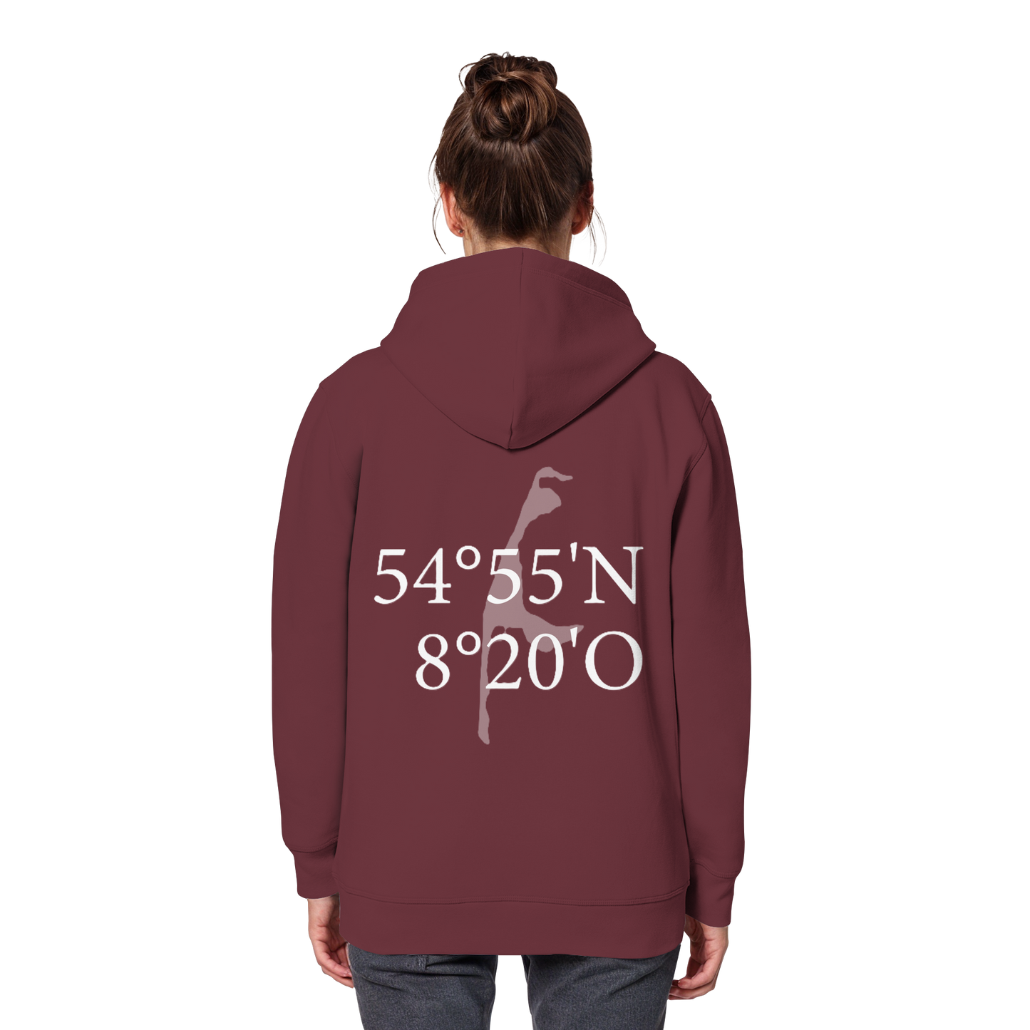 Deine Koordinate_Sonderedition_weiß - Basic Hoodie