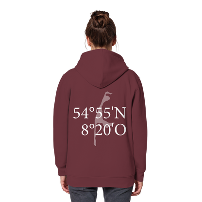 Deine Koordinate_Sonderedition_weiß - Basic Hoodie
