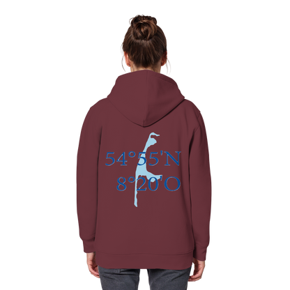 Deine Koordinaten_blau - Basic Hoodie