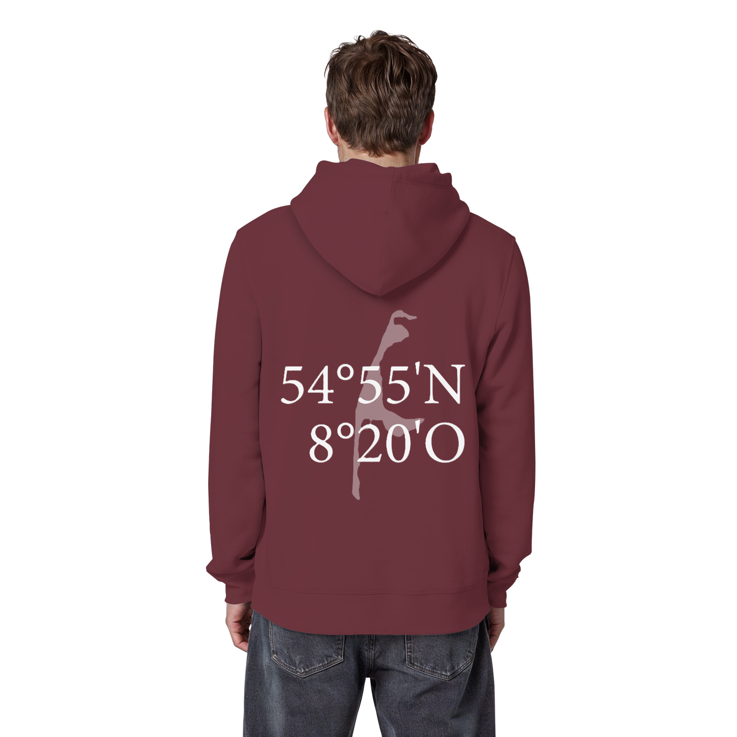Deine Koordinate_Sonderedition_weiß - Basic Hoodie
