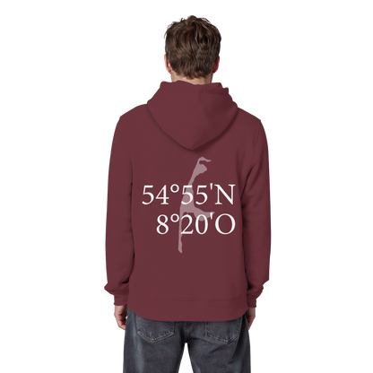 Deine Koordinate_Sonderedition_weiß - Basic Hoodie