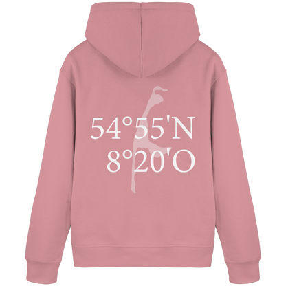 Deine Koordinate_weiß (hinten) - Basic Hoodie