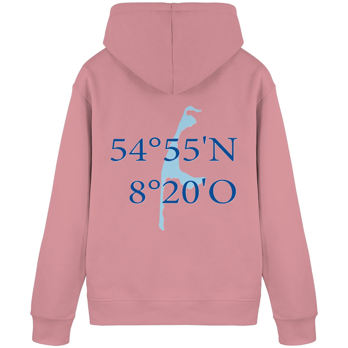 Deine Koordinaten_blau - Basic Hoodie